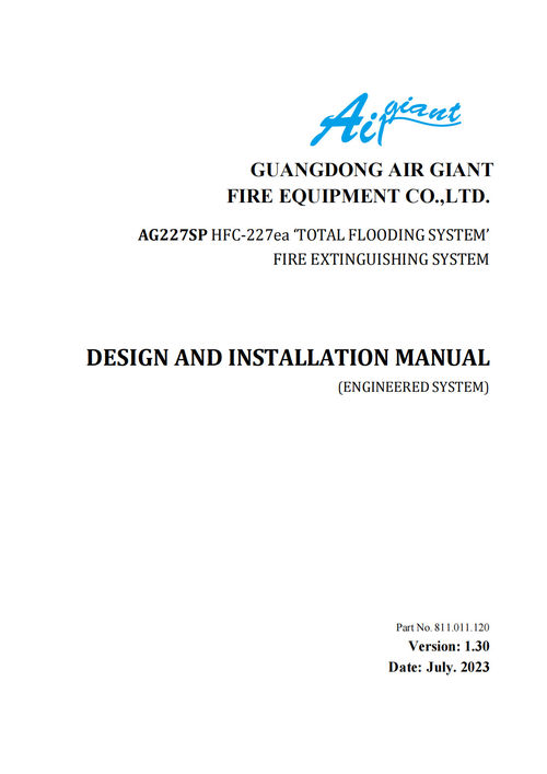 mais recente caso da empresa sobre Manual do produto Air Giant UL