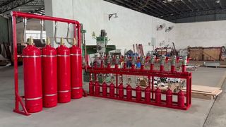 Sistema de Supressão de Incêndio FM200 Multizona