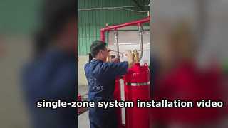 Vídeo de instalação do sistema de supressão de incêndio de zona única