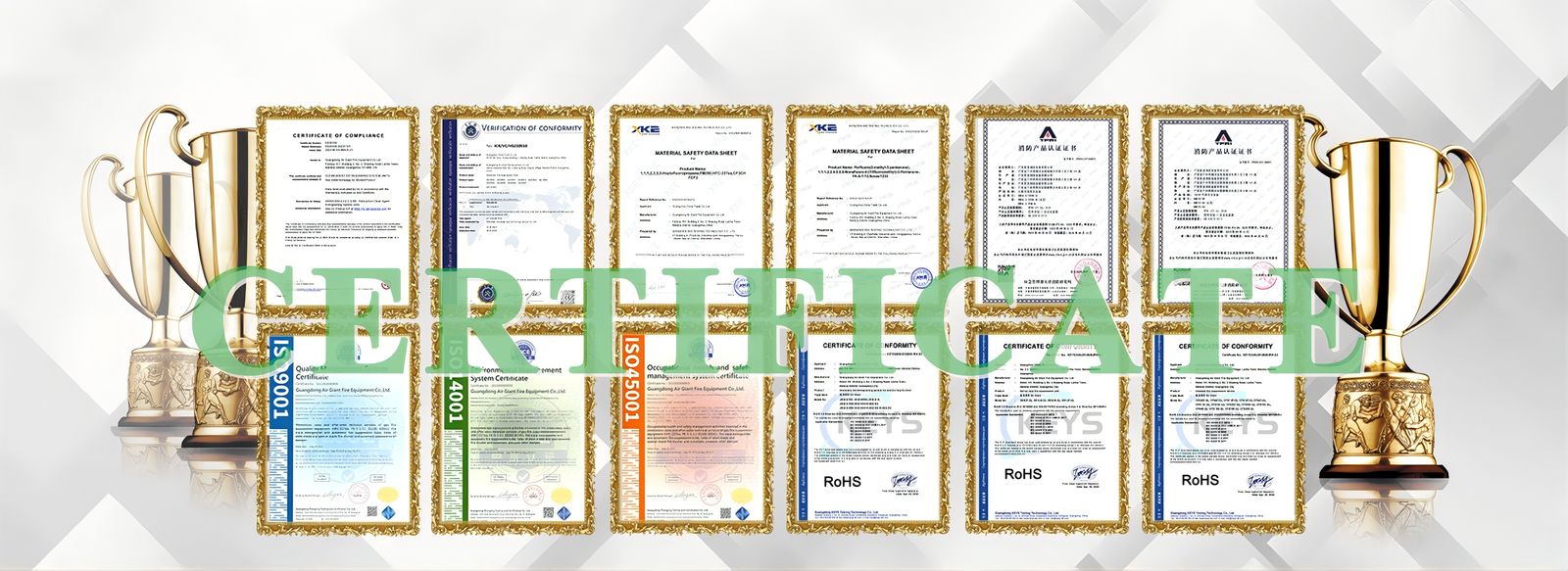 Qualidade sistema de supressão do fogo fm200 Fábrica