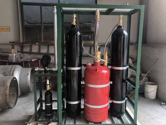 Qualidade  90Ltr 120Ltr 245Ltr Piston Flow Type Clean Agent Fire Suppression System FM200 Fábrica