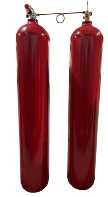 Qualidade  Electrically Non-Conductive CO2 Fire System 1448mm CO2 Gas Bottle In Power Room Fábrica