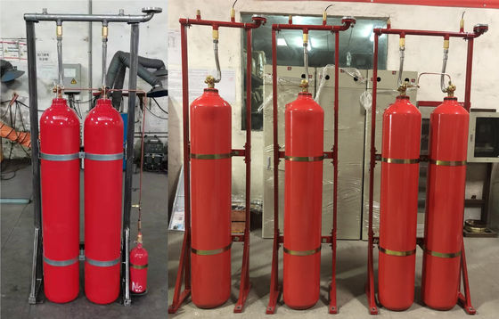 Qualidade  70Ltr Carbon Dioxide Fire Extinguishing Systems CO2 Automatic Fire Extinguisher 5.7MPa Fábrica