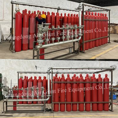 Qualidade  Inert Gas Argon IG55 Fire Extinguishing System For Computer Room Fábrica
