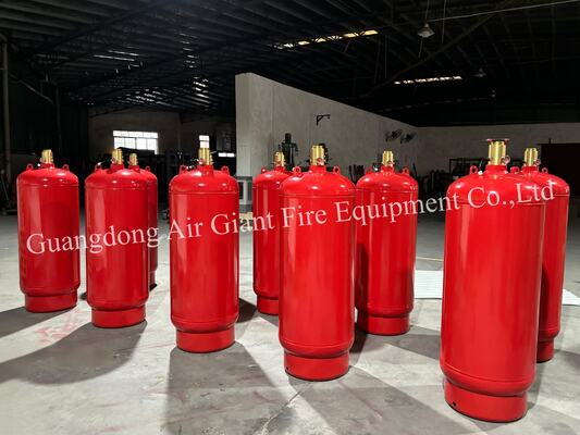 Qualidade  Automatic HFC227ea Fire Suppression System Cylinder Without Pollution For Data Center Fábrica