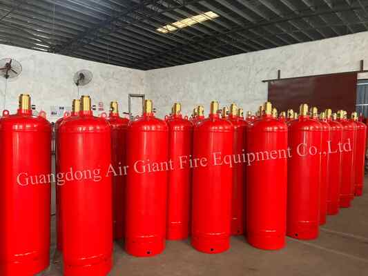 Qualidade  HFC227ea fire suppression system cylinder for telecommunication room Fábrica