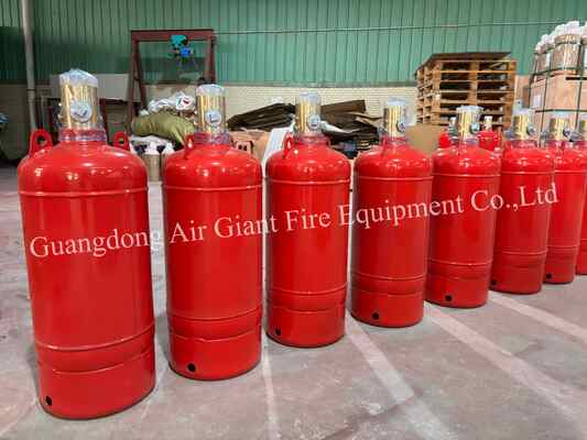 Qualidade  Enclosed Flooding Novec 1230 Fire Suppression System Cylinder with 4.2MPa Storage Pressure and Residue-Free Design for Anechoic Chambers Fábrica