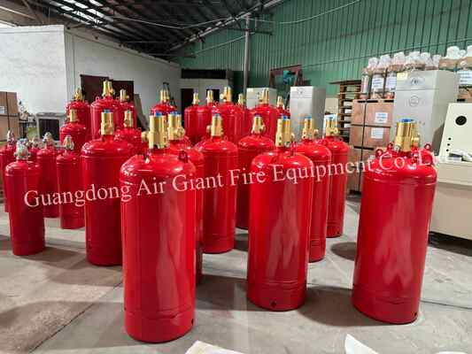 Qualidade  Insulated FM200 Fire Extinguishing System Cylinder Without Residue For Telecommunication Room Fábrica
