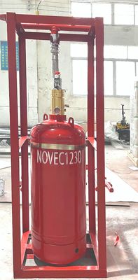 Fogo - extintor 1230 do sistema extinguindo Novec 120L 150L 180L