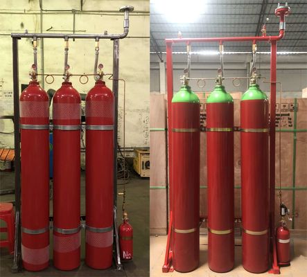 Gás inerte incluido de Argonite IG55 da inundação para a supressão de fogo