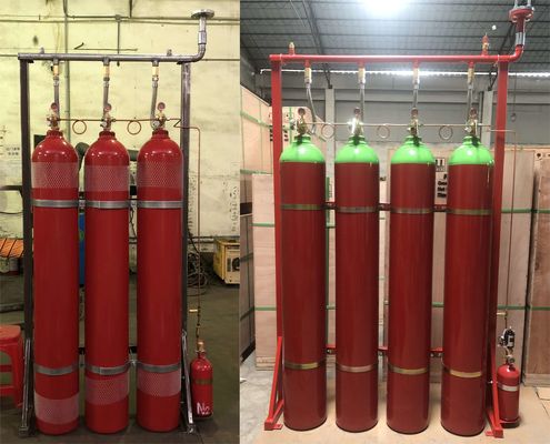 sistema de gás inerte de 80Ltr 140Ltr Argonite IG55 para a luta contra o incêndio