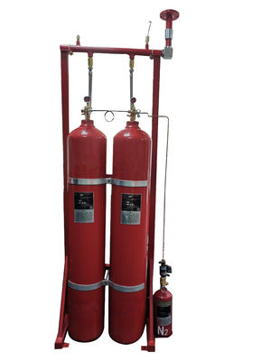 Sistema de supressão inerte de inundação incluido 80L do gás do fogo Ig55 140L