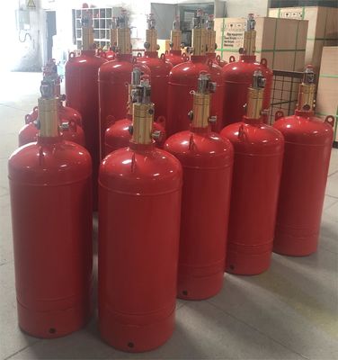 Agente limpo System Welded Cylinder de Novec do aço carbono e do alumínio