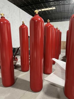 Cilindros do CO2 do sistema de supressão do fogo do dióxido de carbono na sala da telecomunicação