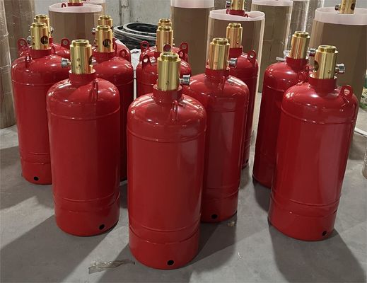 Proteção contra incêndios dos cilindros do nitrogênio de CNAS FM200 em Data Center