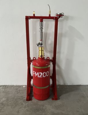 Sistema de supressão de incêndio FM200 180L para protecção de equipamentos e materiais críticos