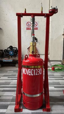 Sistema de extinção de incêndio isolado Novec 1230 sem poluição para sala de telecomunicações