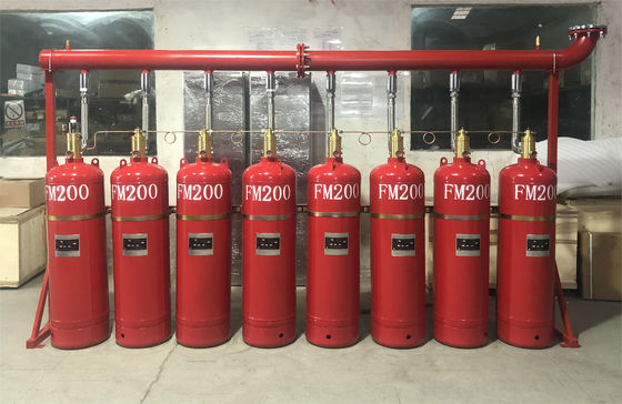 Sistema de gás Fm200 sem poluição para a sala de armazenamento