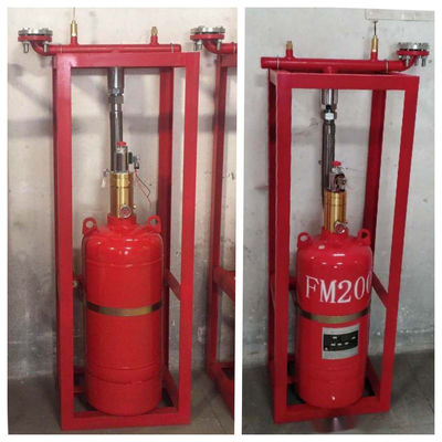 Sistema de supressão incluido do fogo da inundação FM200 sem poluição para o arquivo