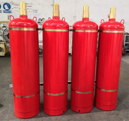 Sistema automático de supressão de incêndio FM 200 cilindro sem resíduos na biblioteca