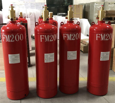 100L 106L 120L isolou o extintor dos cilindros FM200 na sala do servidor