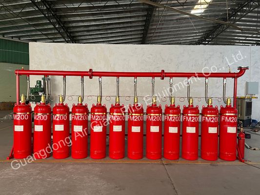 Sistema de extinção de incêndio não corrosivo HFC227ea sem poluição para bibliotecas