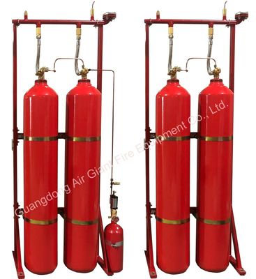 Sistema de supressão de incêndio de dióxido de carbono para museus