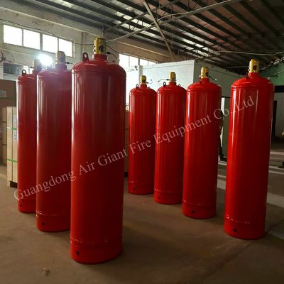 Sistema de supressão de incêndio FM200 de cilindro vermelho 180L personalizado