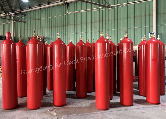 150-300 bar Sistema de supressão de incêndio por gás inerte Produtor de cilindros