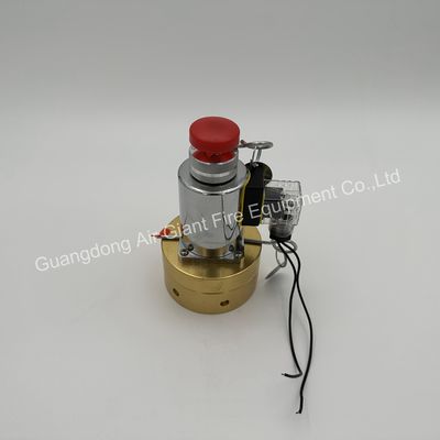 Actuador de solenoide instalado no cilindro para inundação fechada Sistema de supressão de incêndio HFC-227ea FM200