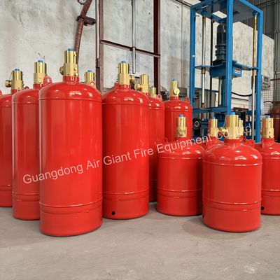 Cilindro para sistema automático de supressão de incêndio FM200 sem resíduos para armazenagem
