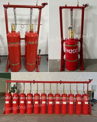 Sistema de extinção de incêndio FM200 de alta qualidade sem poluição para museus