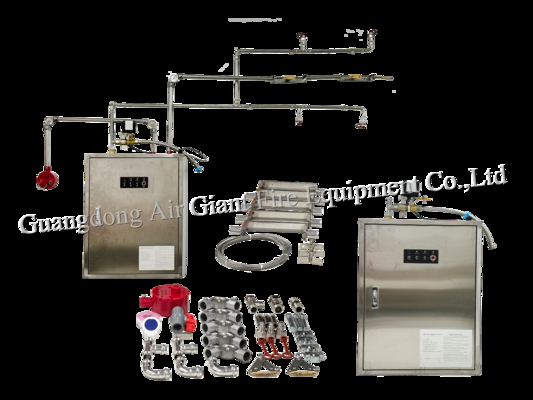 Sistema Automático de Extinção de Incêndio por Químico Úmido para Coifa de Cozinha