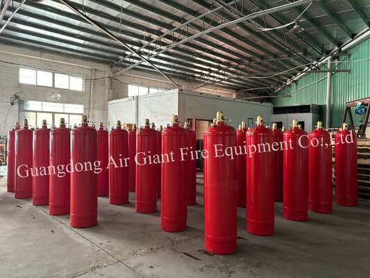 Cilindro do Sistema Automático de Extinção de Incêndio FM200 Sem Poluição Para Biblioteca