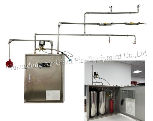 Single Bottles Automatic Protection Restaurant Fire Suppression System For Hotel Fire Fight
