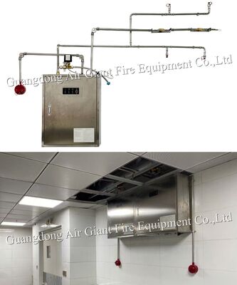 Sistema de protecção automática de garrafas únicas Sistema de extinção de incêndio de cozinha comercial Para combate a incêndios em restaurantes e hotéis