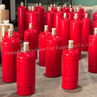 Cilindro do sistema de supressão de incêndio de agente limpo FM200 com baixo ODP
