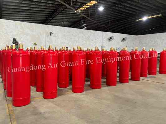 Sistema automático de supressão de incêndio FM200 cilindro sem resíduos para sala UPS