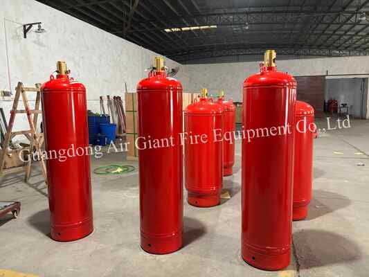 Sistema de extinção de incêndio Novec1230 ecológico cilindro sem resíduos para sala de baterias
